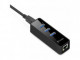 FANTEC UMP-3UE1000, USB Hub, 3 porty, RJ45 USB 3.0