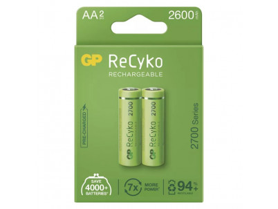 GP B2127 ReCyko 2700 (AA), Batérie 2ks