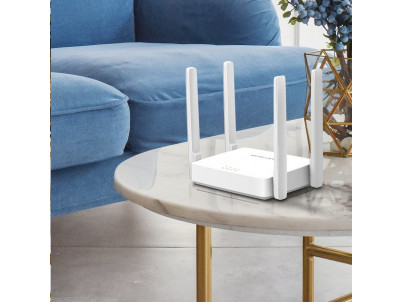 WiFi router TP-Link MERCUSYS AC10 AC1200 dual AP/router, 2x LAN, 1x WAN/ 300Mbps 2,4/ 867Mbps 5GHz
