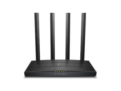 WiFi router TP-Link Archer C6U AC1200 dual AP, 4x GLAN, USB/ 300Mbps 2,4/ 867Mbps 5GHz, OneMesh