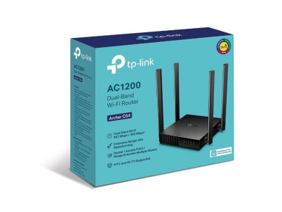 WiFi router TP-Link Archer C54 AC1200 dual AP/router, 4x LAN, 1x WAN/ 300Mbps 2,4/ 867Mbps 5GHz