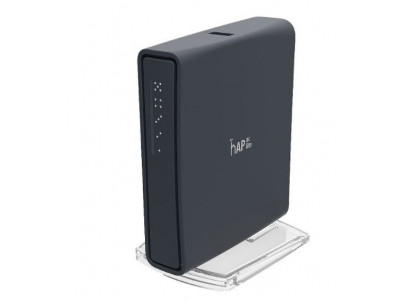 WiFi router Mikrotik hAP ac2 5x GLAN, 2.4+5Ghz, 802.11b/g/n/ac, ROSL4, USB, PSU, indoor