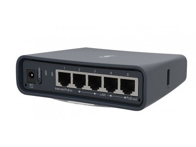 WiFi router Mikrotik hAP ac2 5x GLAN, 2.4+5Ghz, 802.11b/g/n/ac, ROSL4, USB, PSU, indoor