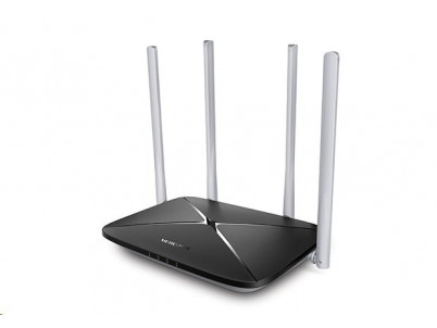 WiFi router TP-Link MERCUSYS AC12 AC1200 dual AP/router, 3x LAN, 1x WAN/ 300Mbps 2,4/ 433Mbps 5GHz