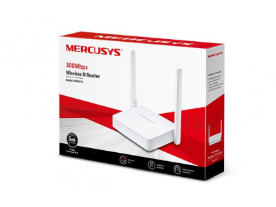 WiFi router TP-Link MERCUSYS MW301R AP/router, 2x LAN, 1x WAN, 2,4GHz 300Mbps