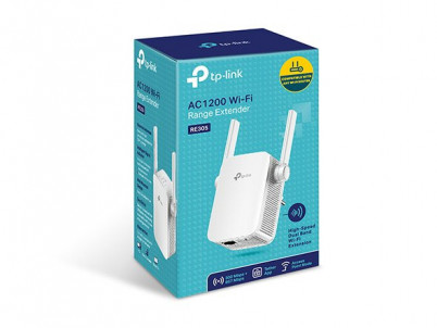 WiFi extender TP-Link RE305 AP/Extender/Repeater AC1200 300Mbps 2,4GHz a 867Mbps 5GHz , 1x LAN, OneMesh
