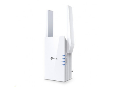 WiFi extender TP-Link RE605X WiFi 6 AP/Extender/Repeater, AX1800 574/1201Mbps, 1x GLAN, fixná anténa