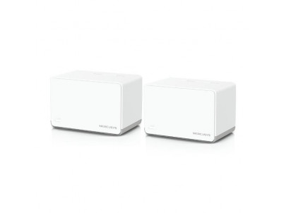 WiFi router TP-Link Mercusys Halo H70X(2-pack) WiFi 6, 3x GLAN/ 574Mbps 2,4GHz/ 1207Mbps 5GHz