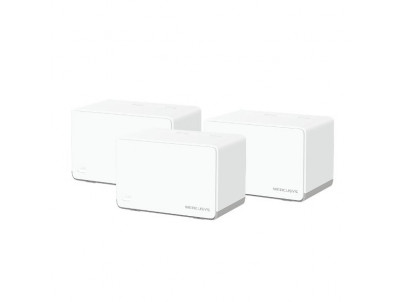 WiFi router TP-Link Mercusys Halo H70X(3-pack) WiFi 6, 3x GLAN/ 574Mbps 2,4GHz/ 1207Mbps 5GHz
