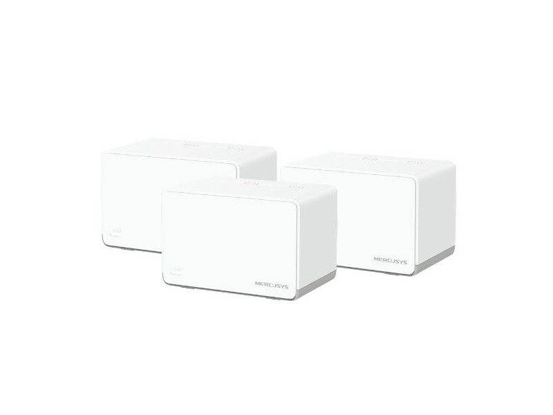 WiFi router TP-Link Mercusys Halo H70X(3-pack) WiFi 6, 3x GLAN/ 574Mbps 2,4GHz/ 1207Mbps 5GHz