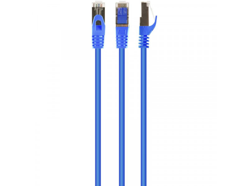 PATCH KABEL S/FTP cat.6a LSZH 0.25m blue