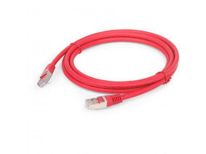 PATCH KABEL S/FTP cat.6a LSZH 0,5m red