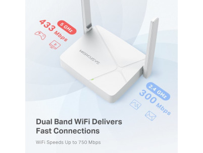 MERCUSYS MR20, AC750 Wireless Dual Band Router