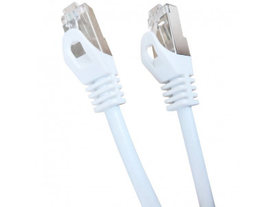 PATCH KABEL S/FTP cat.6a LSZH 0.5m white