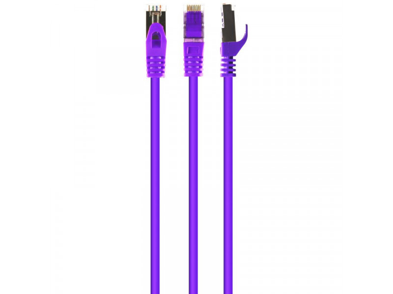 PATCH KABEL S/FTP cat.6a LSZH 0.5m purple