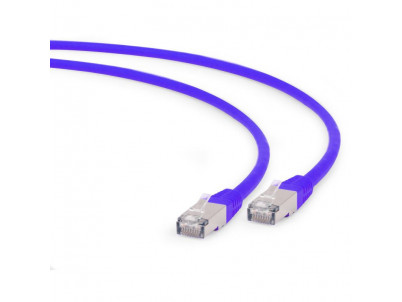 PATCH KABEL S/FTP cat.6a LSZH 0.5m purple