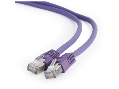 PATCH KABEL S/FTP cat.6a LSZH 1m purple