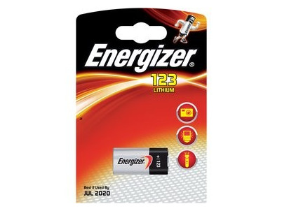 Energizer CR123A 1ks 7638900052008
