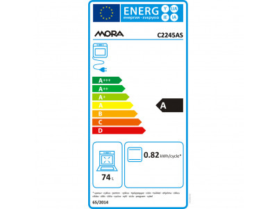 C 2245 AS elektrický sporák MORA