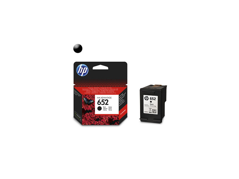 HP Cartridge HP 652 Black 6ml