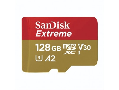 SanDisk Extreme SDXC 128GB 190MB/s V30 + ada