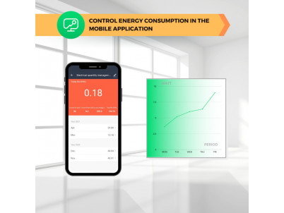 NOUS A1Z, ZigBee Smart Zásuvka, 16A, Schuko