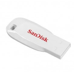 SanDisk USB Cruzer Blade 16GB, biely