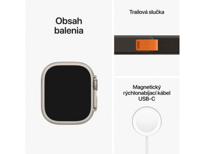 APPLE Watch ULTRA GPS+CE, 49mm Ti Bl Gr Loop