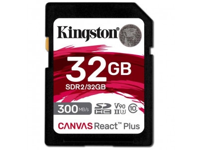 KINGSTON SDXC Canvas React Plus 32GB