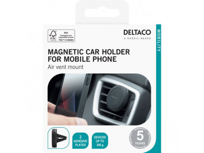 DELTACO ARM-C101, Magnetický držiak do auta