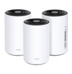 WiFi router TP-Link Deco PX50(3-pack) AX3000 + G15000, WiFi 6E, 1x 2.5GLAN, 2x GLAN / 574Mbps 2,4GHz/ 2402Mbps 5GHz