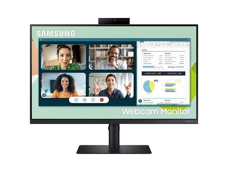 SAMSUNG S40A Webcam, LED Monitor 24" FHD