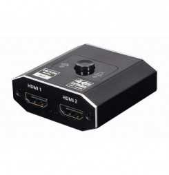 GEMBIRD Obojsmerný HDMI 4K prepínač, 2 porty