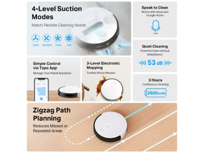 TP-LINK Tapo RV10, Robotický vysávač s mopom