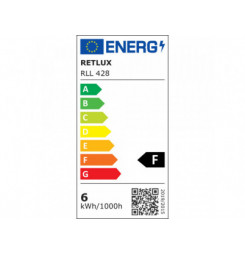 RLL 428 C37 E14 candle  6W DL     RETLUX