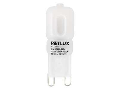 RLL 461 G9 2W LED WW              RETLUX