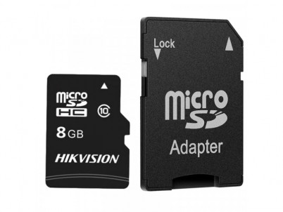 HIKVISION C1, Micro SDHC Card 8GB, Class 10 + A