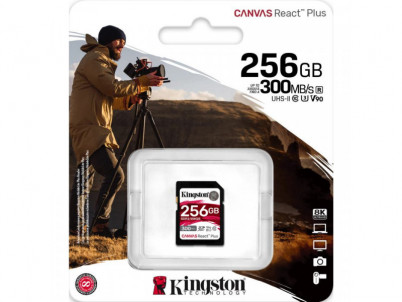 KINGSTON SDXC Canvas React Plus 256GB