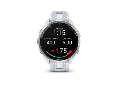 GARMIN Forerunner 965, Whitestone/Powder Gray