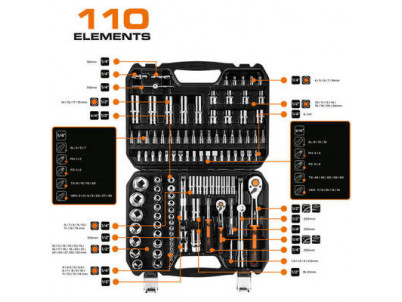 NEO TOOLS 10-066, Gola sada 110 ks