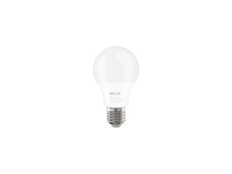 RLL 401 A60 E27 bulb 7W CW RETLUX