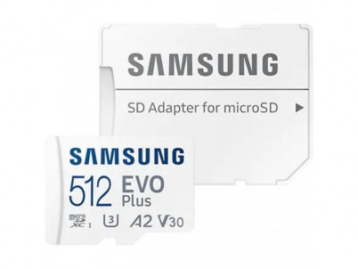 SAMSUNG Micro SDXC EVO+ 512GB Class 10 UHS-I Ada