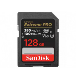 SanDisk Extreme PRO SD karta, 128 GB, V60, C10