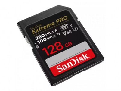 SanDisk Extreme PRO SD karta, 128 GB, V60, C10