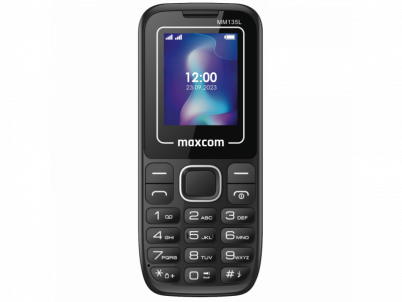 MAXCOM Telefón DUAL Sim MM135 Light, čierno-modrý