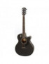 G11 akustická gitara, čierna