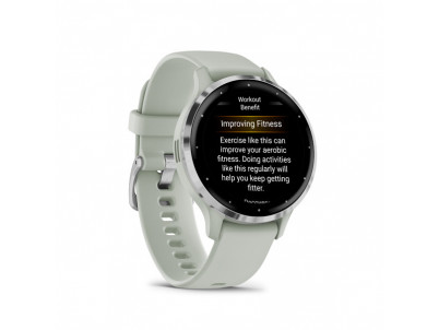 GARMIN VENU 3S, Smart hodinky, Sage Gray/Silver