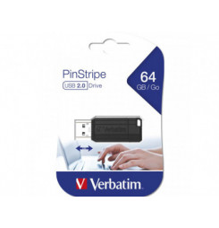 VERBATIM PinStripe 64GB USB 2.0, USB Kľúč