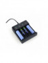 GEMBIRD Ni-MH + Li-ion Fast Battery Charger, black