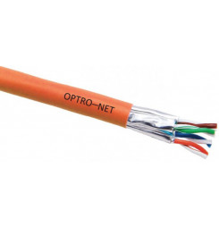 OPTRONET Kábel C6A U/FTP LSOH SOL AWG23 B2ca 500m OR